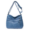 Leather Hobo Crossbody Bag for Women Medium Size Fashion Bucket Purse Shoulder Bag Ladies Purses and Handbag